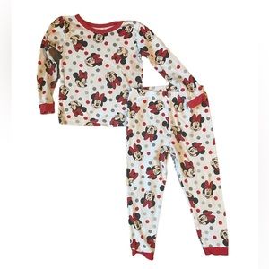 Disney Toddler Girls Minnie Mouse PJ Set 3T